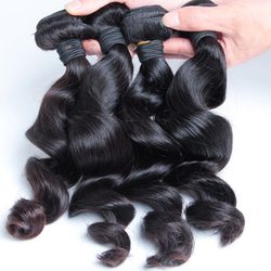 Loose Wave Black Malaysian Virgin Hair Bundles Weft - Zever Hair