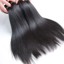 Silky Straight Black Malaysian Virgin Hair Bundles Weave Weft - Zever Hair