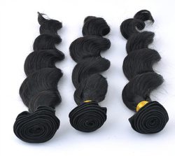 Loose Wave Natural Black Virgin Indian Hair Weave - Zever Hair