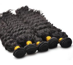 Black Virgin Indian Hair Bundles Water Wave Weft - Zever Hair