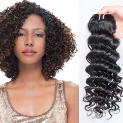 Deep Wave Natural Black Virgin Indian Hair Bundles - Zever Hair