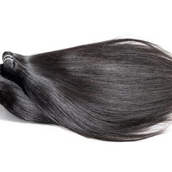 2 Bundles Straight Virgin Indian Hair Weave Black Color - Zever Hair