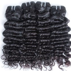 2 Bundles Black Deep Wave Indian Virgin Hair Weave - Zever Hair