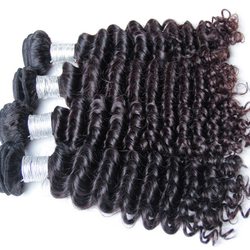 Deep Wave Black Color Peruvian Virgin Hair Weave Bundles - Zever Hair