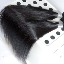 2 bundles Virgin Peruvian Hair Silky Straight Weave Natural Black - Zever Hair