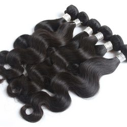 4 pcs Black Peruvian Virgin Hair Bundles Body Wave Weave - Zever Hair