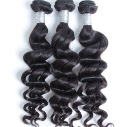 2 pcs Natural Wave Virgin Peruvian Hair Bundles Weft Black - Zever Hair