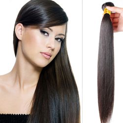 Silky Straight Virgin Brazilian Hair Bundles Weave Natural Black 1pcs - Zever Hair