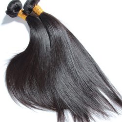 Silky Straight Virgin Brazilian Hair Bundles Weave Natural Black 1pcs - Zever Hair