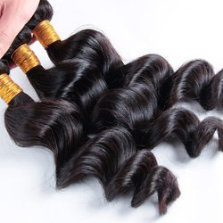 Natural Black Virgin Brazilian Loose Wave Hair Bundles - Zever Hair