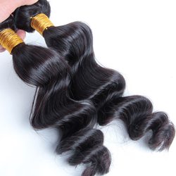 2 Bundles Black Loose Wave Brazilian Hair Weave - Zever Hair