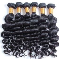 2 pcs Natural Wave Natural Black Brazilian Virgin Hair Weave - Zever Hair