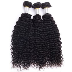 Virgin Brazilian Kinky Curly Hair Bundles Natural Black - Zever Hair