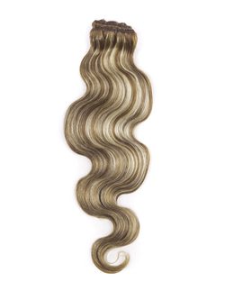 Chestnut Brown/Blonde(#F6-613) Premium Body Wave Clip In Hair Extensions 7 Pieces - Zever Hair