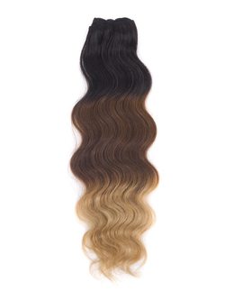 Triple Ombre(#Ombre) Premium Straight Clip In Hair Extensions 7 Pieces - Zever Hair