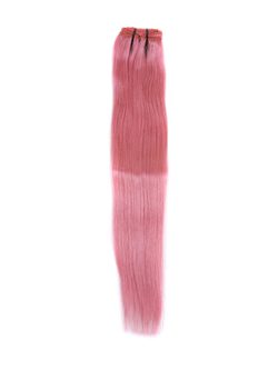 Pink(#Pink) Premium Straight Clip In Hair Extensions 7 Pieces - Zever Hair