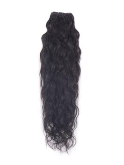 Jet Black(#1) Premium Kinky Curl Clip In Hair Extensions 7 Pieces - Zever Hair