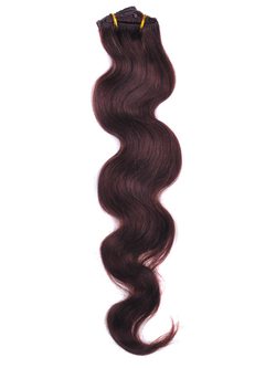 Medium Brown(#4) Premium Body Wave Clip In Hair Extensions 7 Pieces - Zever Hair