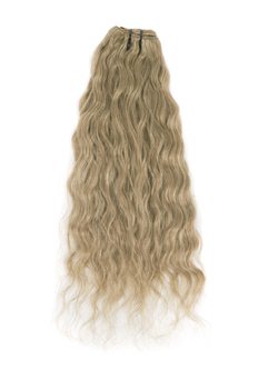 Light Golden Brown(#12) Premium Kinky Curl Clip In Hair Extensions 7 Pieces - Zever Hair