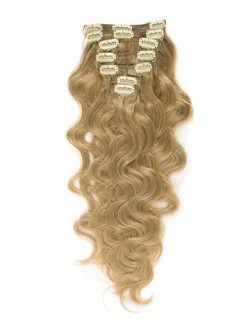 Strawberry Blonde(#27) Premium Body Wave Clip In Hair Extensions 7 Pieces - Zever Hair