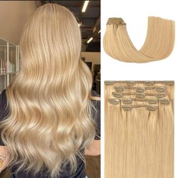 Strawberry Blonde(#27) Premium Straight Clip In Hair Extensions 7 Pieces - Zever Hair