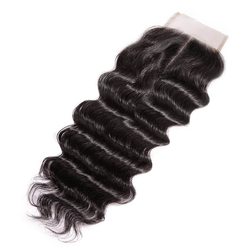 Smooth Virgin Hair Lace Closure 4*4 Loose Curly Closure For Women - Zever Hair