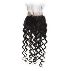 Cheap Virgin Hair Water Wave Lace Closure Natural Back - Zever Hair