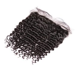 Cheapest Virgin Hair Deep Wave Lace Frontal Natural Back - Zever Hair