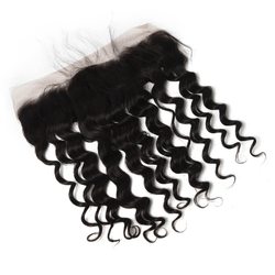 Human Hair 13*4 Loose Curly Lace Frontal Smooth & Shiny - Zever Hair