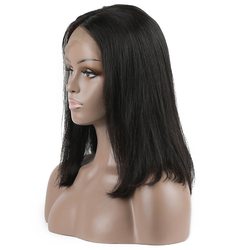 Straight Lace Front Bob Wig 10-30 inch Real Virgin Human Hair Wig - Zever Hair