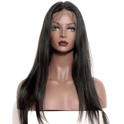 Silky Straight Full Lace Wig, 100% Human Virgin Hair Wigs 8-28 inch - Zever Hair