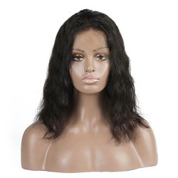 Short Lace Front Wavy Full Lace Human Hair Wig - Zever Hair