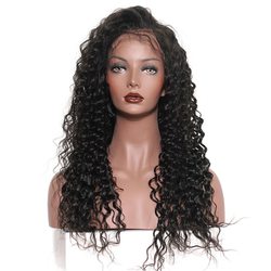 Loose Curly Full Lace Wig Real Virgin Human Hair Wigs - Zever Hair