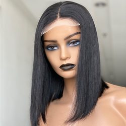 180 Density bone straight Bob Human Hair Wigs - Zever Hair