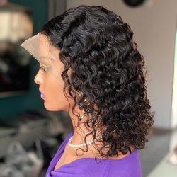 Water Wave Bob Frontal Virgin Human Hair Wig - Zever Hair