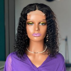 150 Density Water Wave Bob Closure Human Hair Wig - Zever Hair